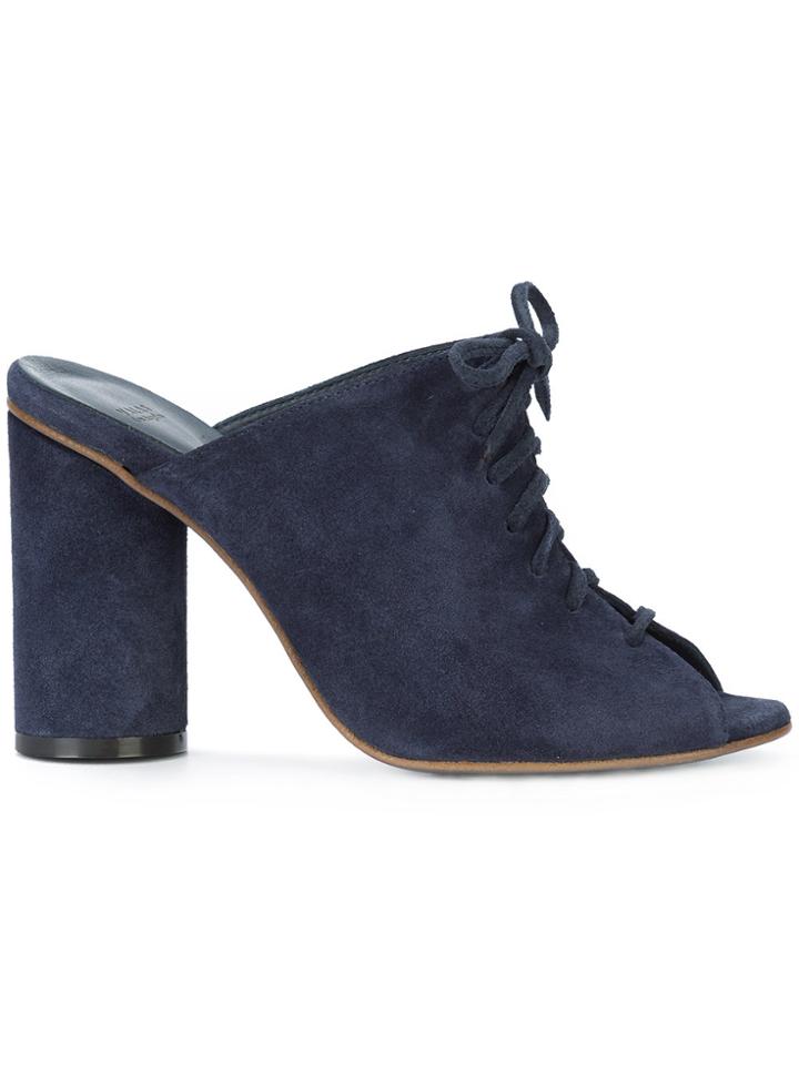 Valas Slip-on Mules - Blue