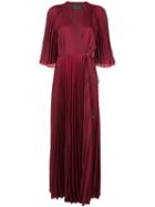 Ginger & Smart Tempera Wrap Gown - Red