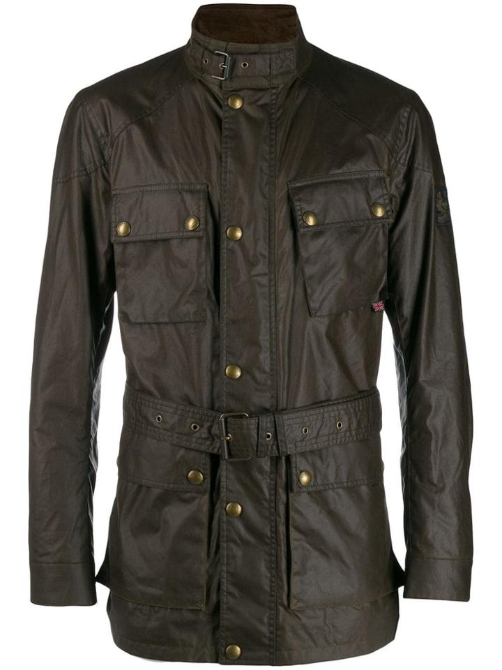Belstaff Multi-pocket Shirt Jacket - Green
