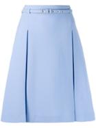 Emilio Pucci Belted A-line Skirt - Blue