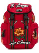 Gucci Applique Detail Techpack - Red