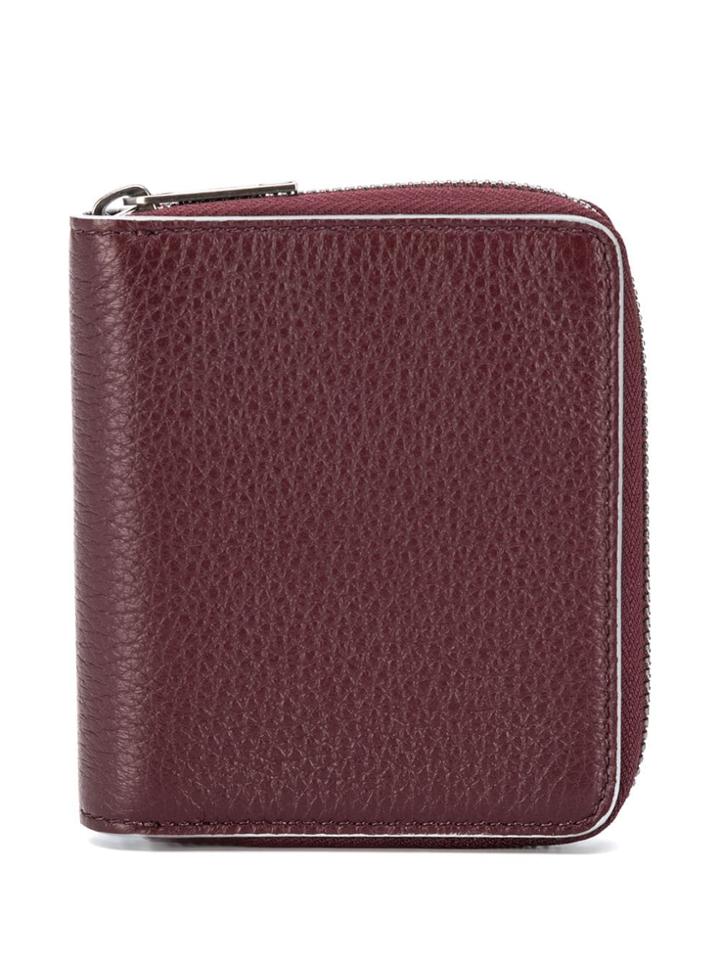 Maison Margiela Compact Zipped Wallet - Red