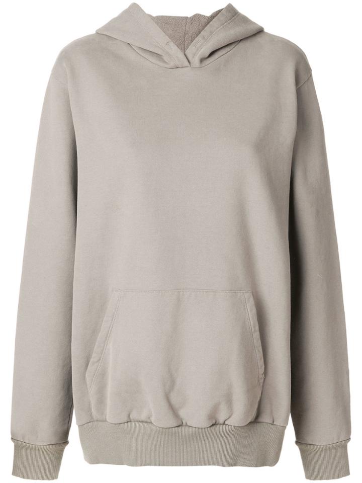 Mm6 Maison Margiela Oversized Hoodie - Grey