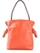 Loewe Flamenco Tote, Women's, Yellow/orange, Goat Skin
