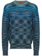 Missoni Signature Stripe Sweater - Blue