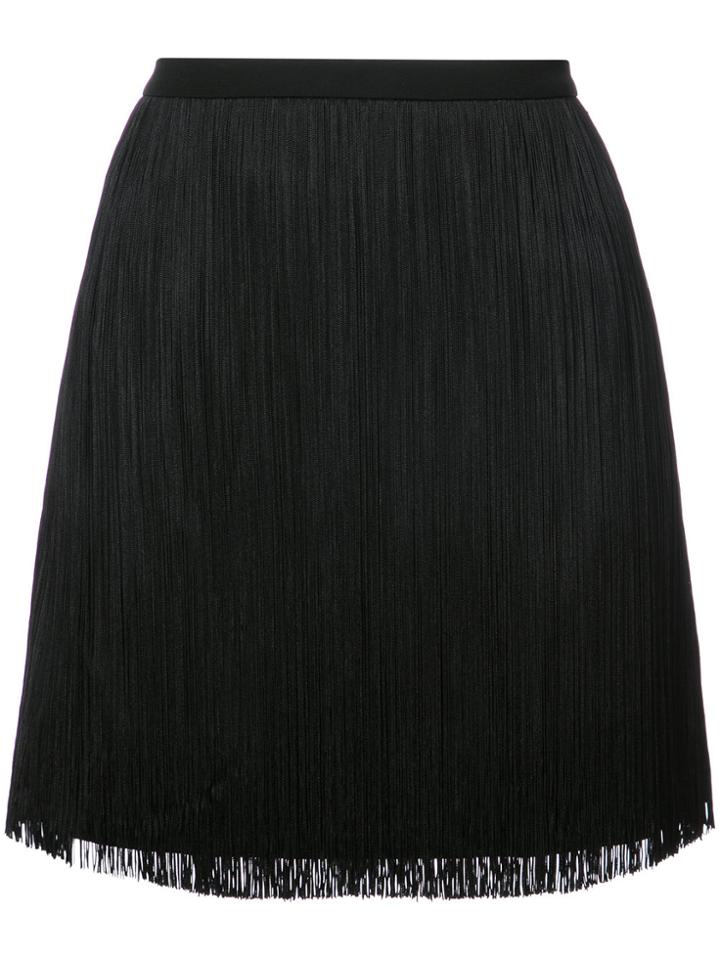 Saint Laurent Tassel Mini Skirt - Black