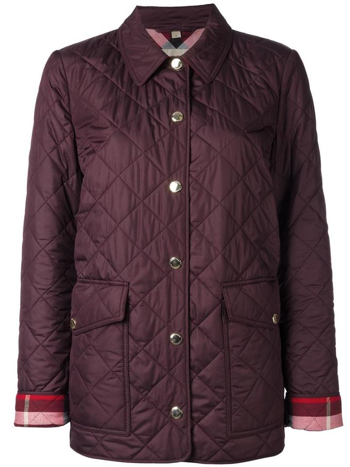 Burberry 'westbridge' Jacket, Women's, Size: Xs, Red, Polyester/cotton