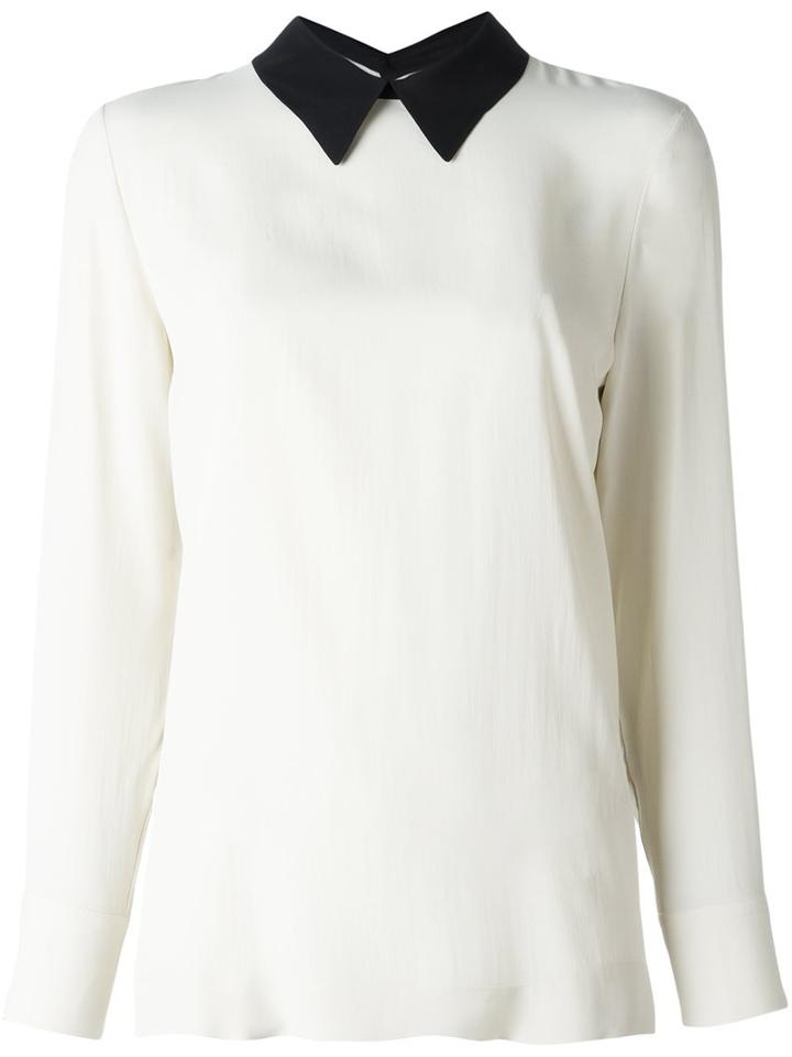 Marni Contrasting Collar Blouse