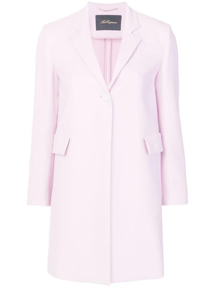 Les Copains Single Breasted Coat - Pink