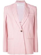 Victoria Victoria Beckham Tailored Striped Blazer - Pink & Purple