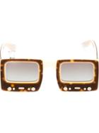 Linda Farrow Gallery Jeremy Scott 'tv Specs' Sunglasses