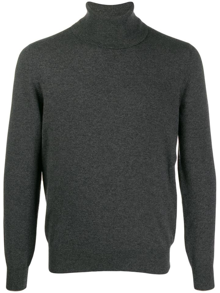 Brunello Cucinelli Cashmere Roll Neck Jumper - Grey