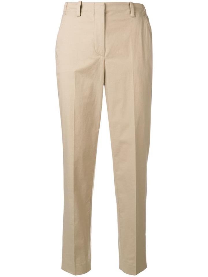 Incotex Tailored Cropped Chinos - Neutrals