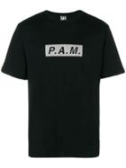 P.a.m. Logo Short-sleeve T-shirt - Black