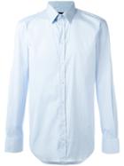 Emporio Armani - Classic Plain Shirt - Men - Cotton/polyamide/spandex/elastane - 43, Blue, Cotton/polyamide/spandex/elastane