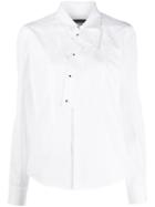 Dsquared2 Pleated Bib Shirt - White