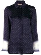Tory Burch Printed Button Down Shirt - Blue