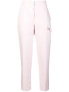 Calvin Klein 205w39nyc High-waisted Slim Trousers - Pink & Purple