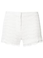 Giambattista Valli Embroidered Shorts - White