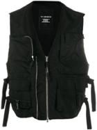 Nilmance Utility Cargo Vest - Black