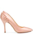Charlotte Olympia Paloma 100 Pumps - Nude & Neutrals