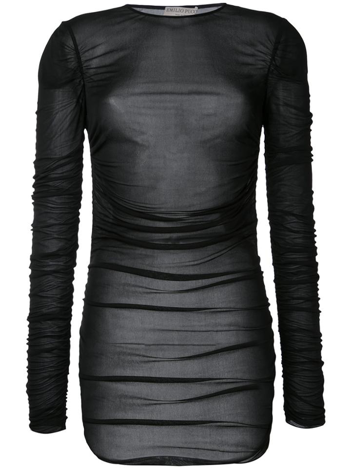 Emilio Pucci Striped T-shirt - Black