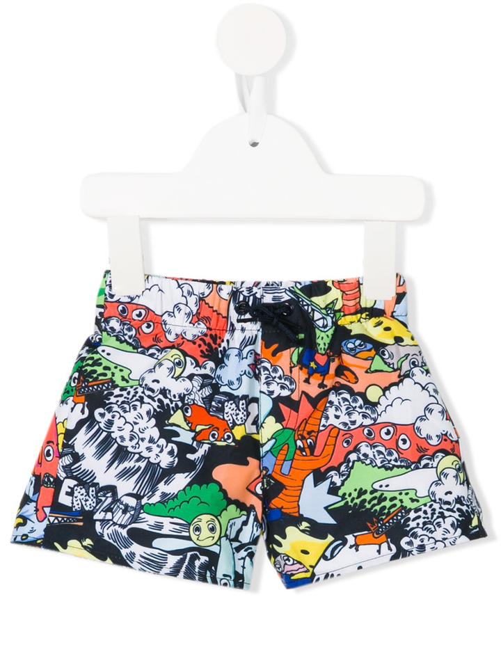 Kenzo Kids - Printed Swim Shorts - Kids - Polyester - 18 Mth