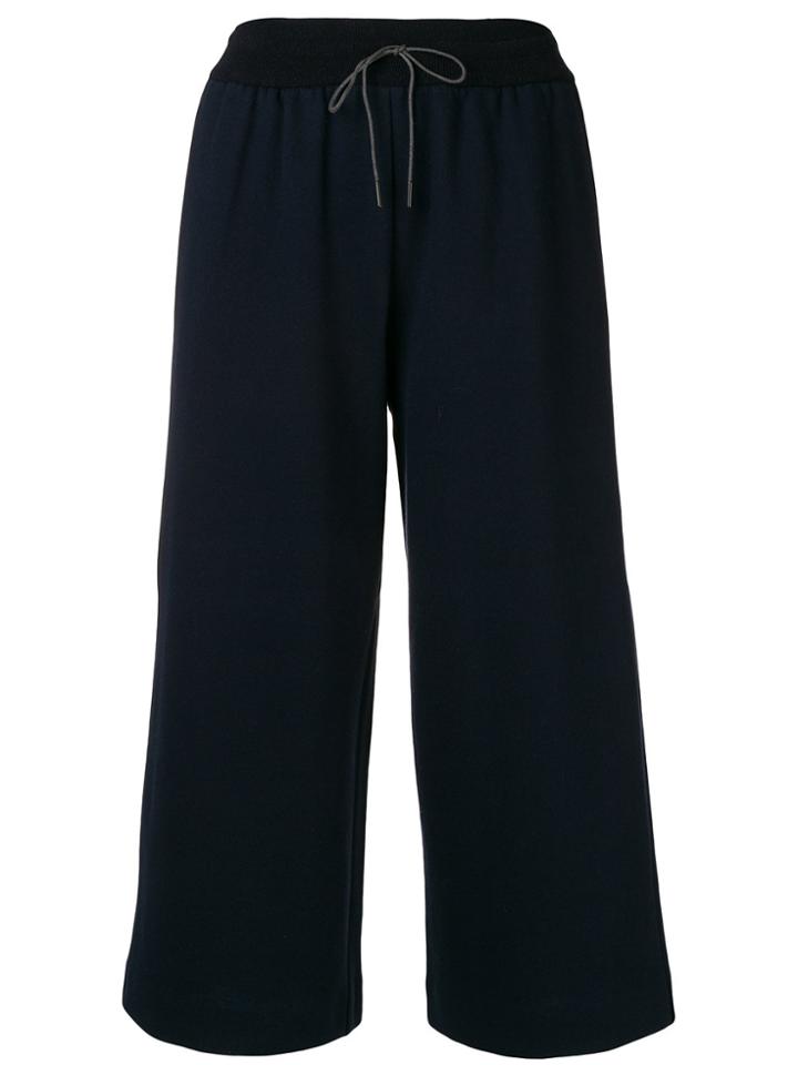 Fabiana Filippi Cropped Joggers - Blue