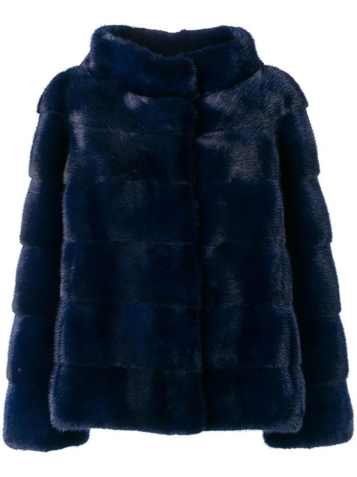 Liska Liska Philippa Dunkelblau Furs & Skins->mink Fur - Blue