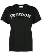 Red Valentino Freedom T-shirt - Black