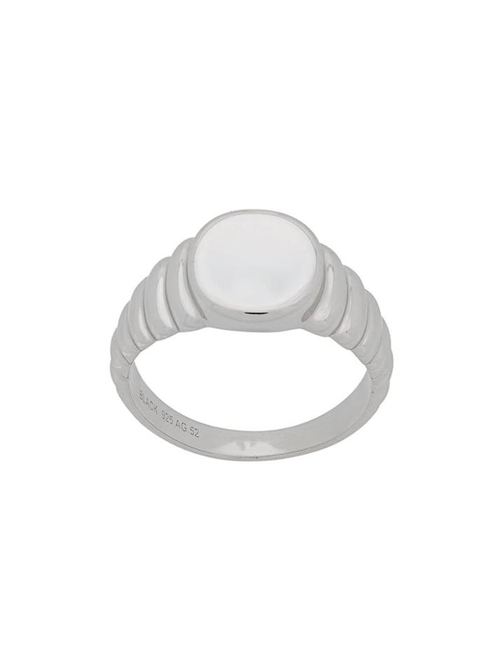 Maria Black Wave Ring - Silver