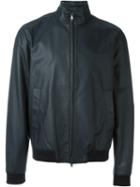 Herno Bomber Leather Jacket