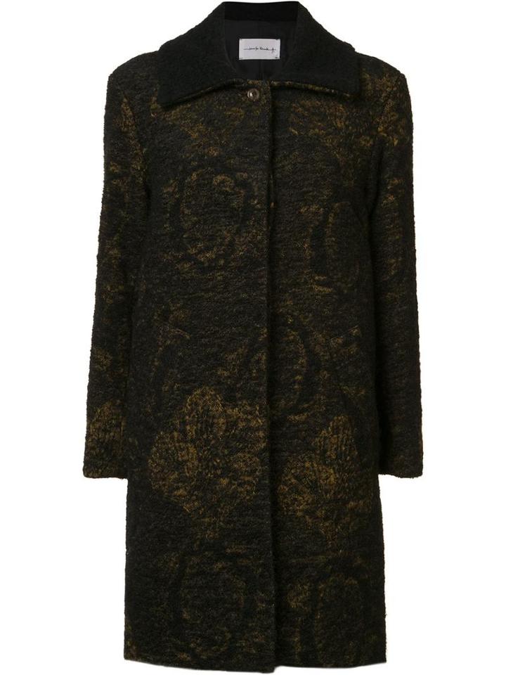 Song For The Mute Single Breasted Coat, Women's, Size: 34, Black, Mohair/alpaca/virgin Wool