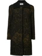 Song For The Mute Single Breasted Coat, Women's, Size: 34, Black, Mohair/alpaca/virgin Wool