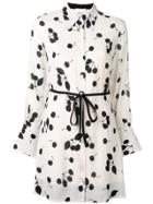 3.1 Phillip Lim Cerise Print Shirt Dress - White
