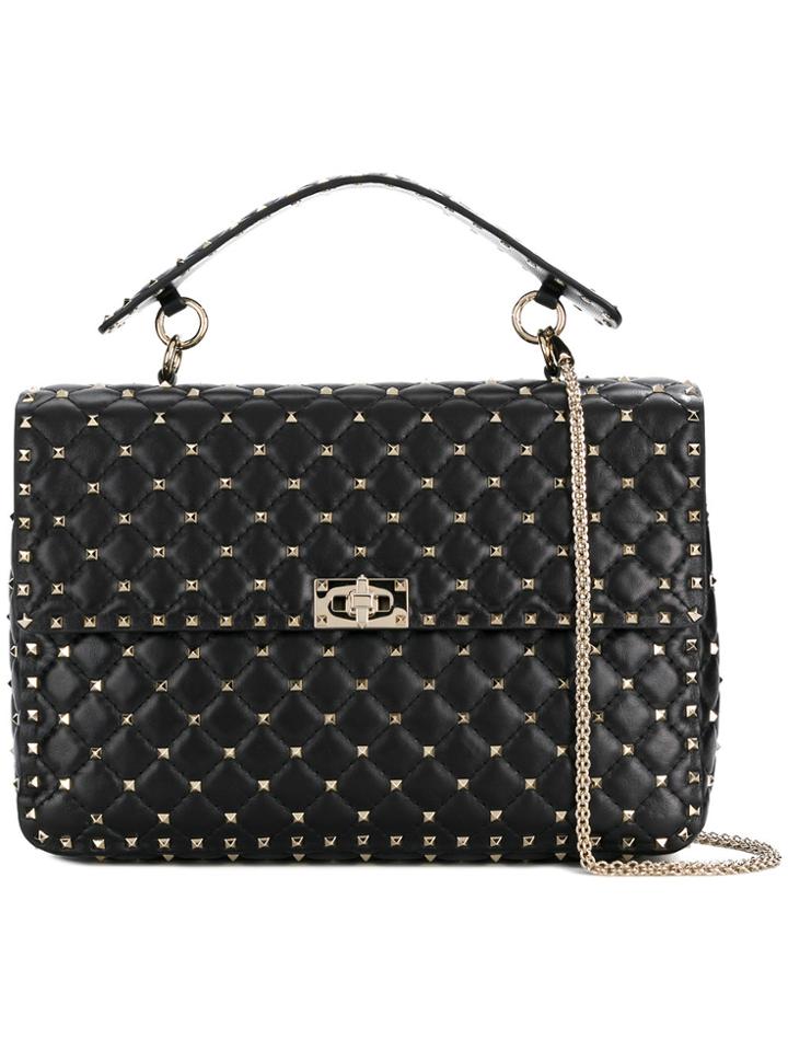 Valentino Rockstud Tote Bag - Black