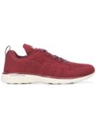 Apl Woven Lace-up Sneakers - Red