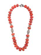 Loree Rodkin Coral Maharajah Beaded Necklace - Red