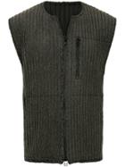 Homme Plissé Issey Miyake Pleated Vest - Grey