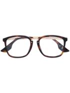 Mcq By Alexander Mcqueen Eyewear Square Frame Glasses - Metallic