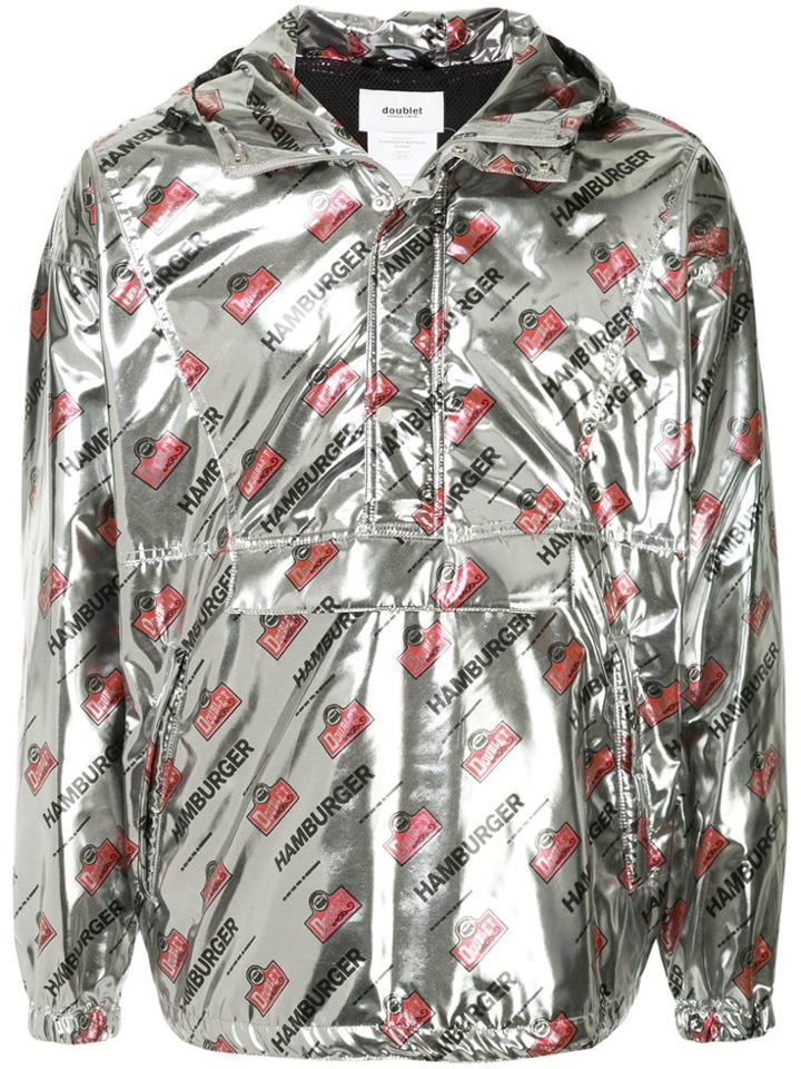 Doublet Hamburguer Hoodie - Metallic