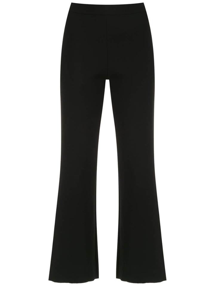 Osklen Flared Cropped Trousers - Black