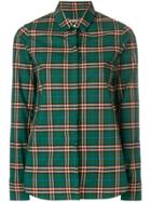 Burberry Check Shirt - Green