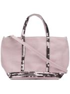 Vanessa Bruno Sequin Edge Shoulder Bag - Pink & Purple