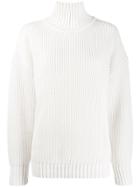 Msgm Ribbed Sweater - White
