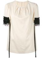 Dries Van Noten - Embellished Top - Women - Cotton/viscose - 36, Women's, Nude/neutrals, Cotton/viscose