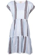 Lemlem Ribani Tiered Mini Dress - Blue