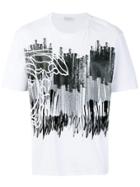 Versace Collection Brushstroke Medusa T-shirt - White