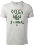 Polo Ralph Lauren Logo Patch T-shirt, Men's, Size: Medium, Grey, Cotton