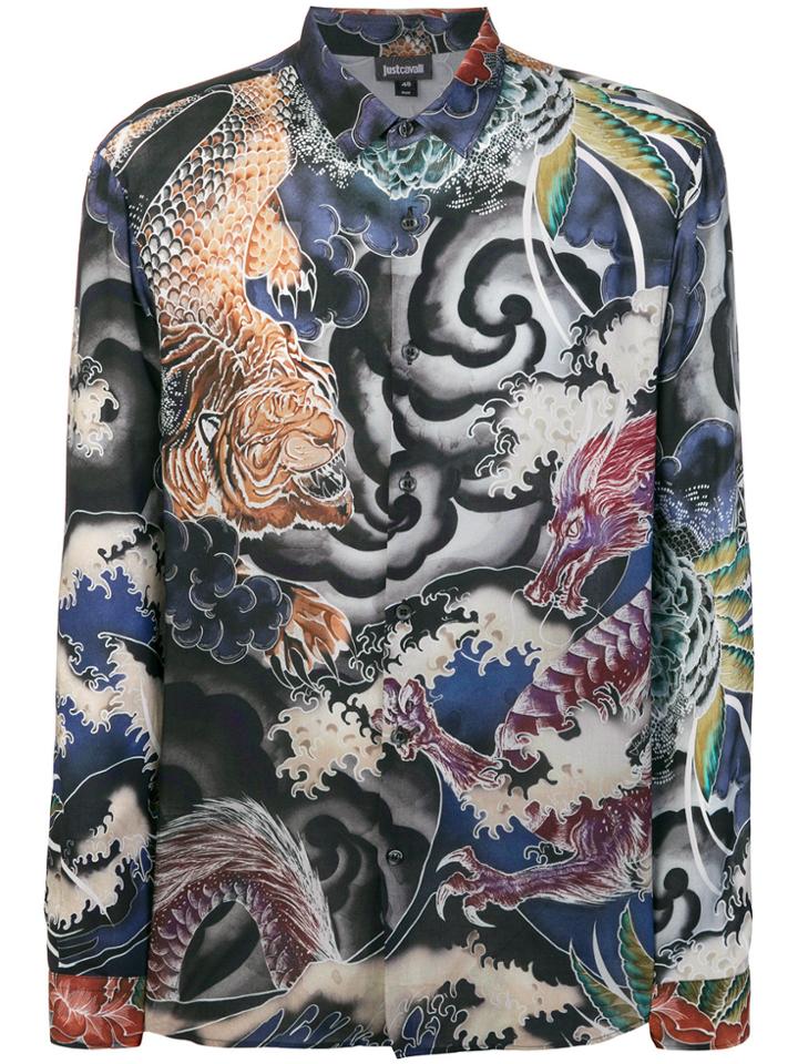 Just Cavalli Printed Shirt - Multicolour